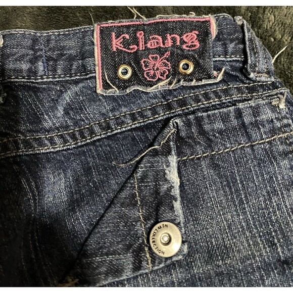 Kiang Brasil Denim Jean Shorts Women’s Sz 38 (US 4/6) Blue 100% Cotton 5" Inseam - Picture 11 of 11